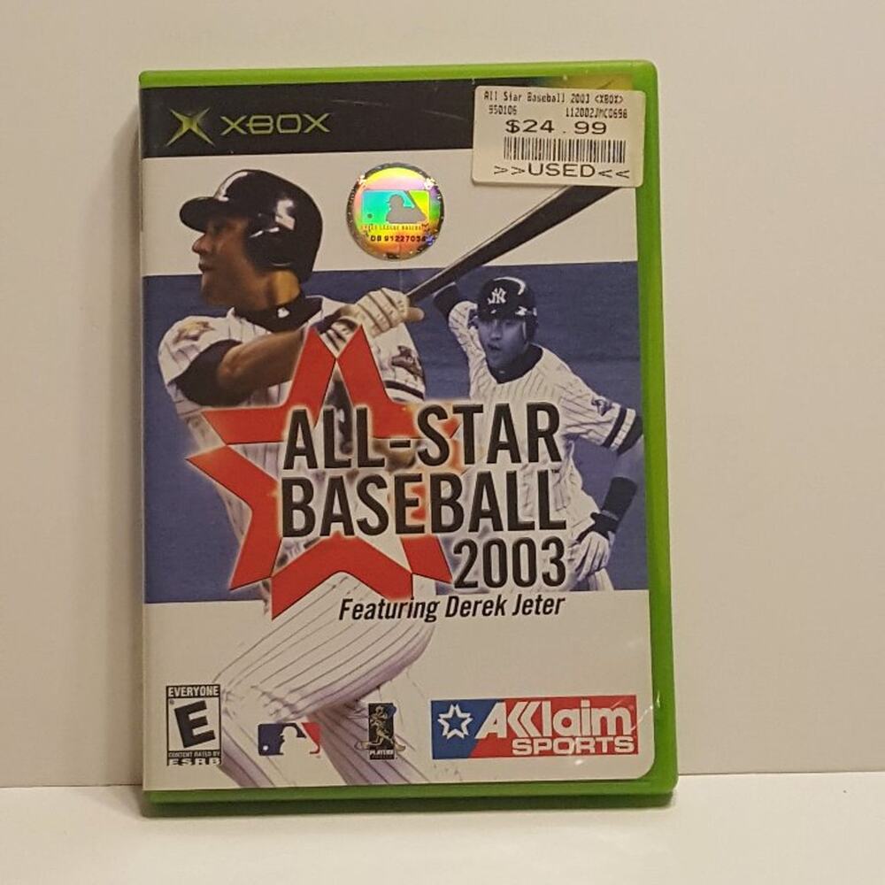 All Star Baseball 2004 Derek Jeter Xbox